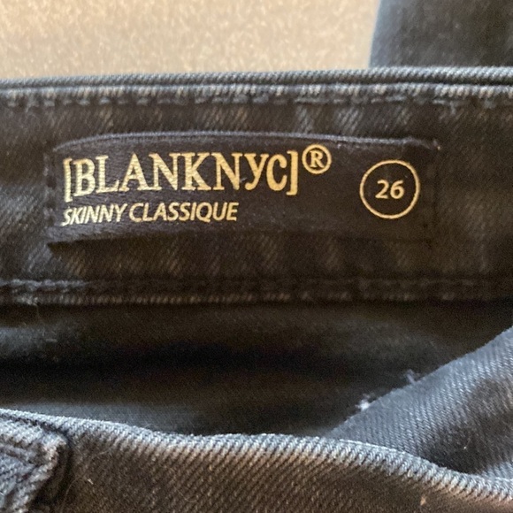 Blank NYC Black Jeans with Pearl Embellishments - Picture 3 of 5